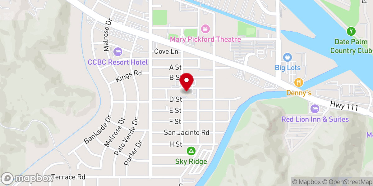 Map showing location of St. Louis Catholic Church