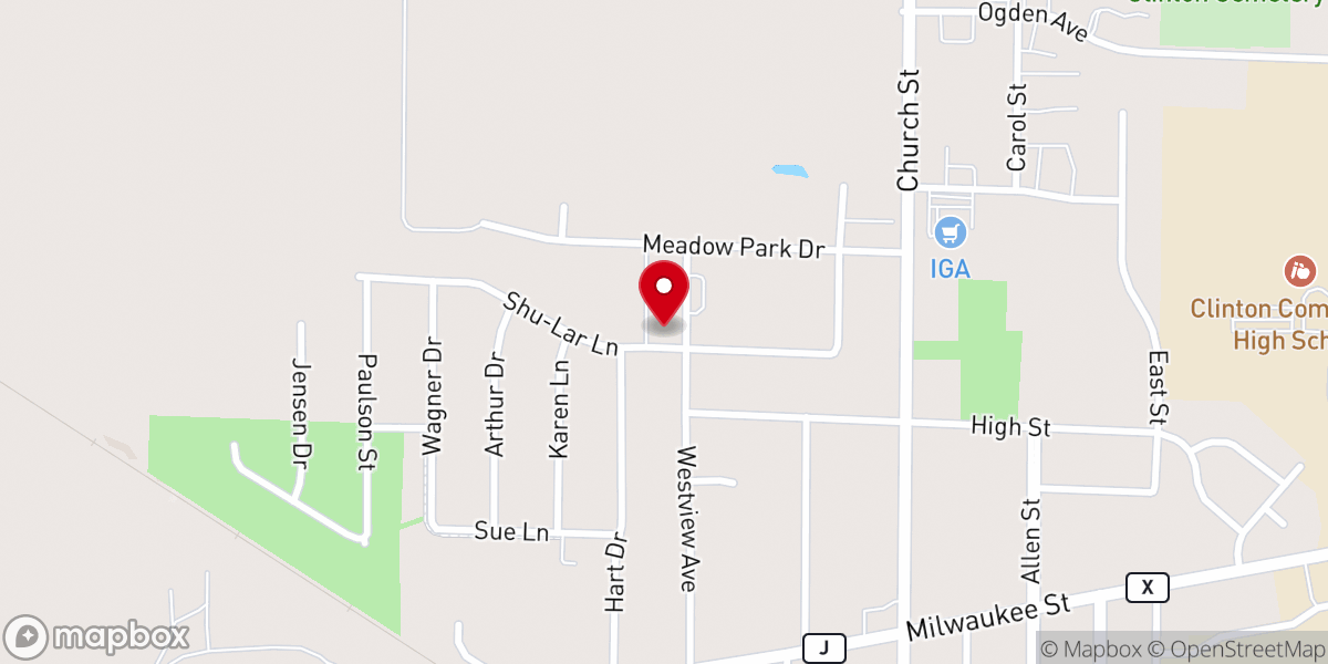 Map showing location of St Stephen Catholic Church