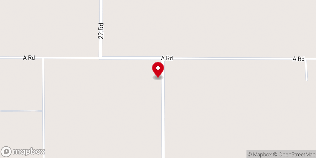 Map showing location of St John's Lutheran Church