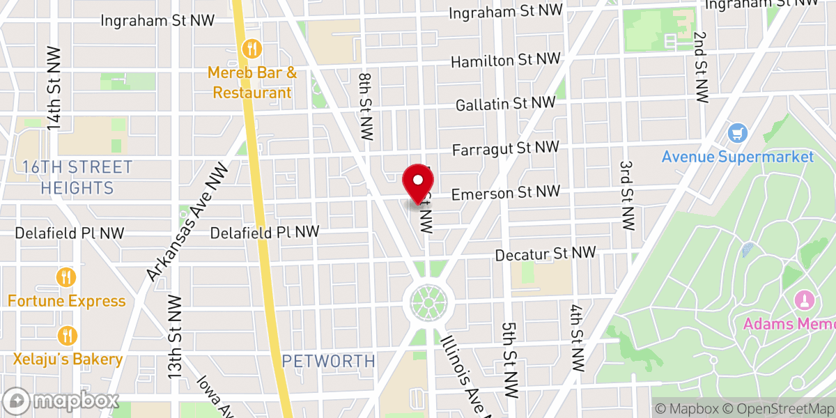 Map showing location of Shammah Ministries Inc