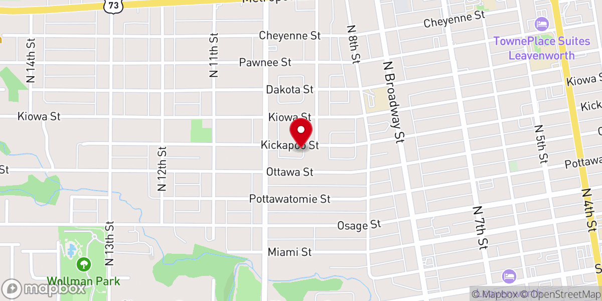 Map showing location of LCOG/No Walls ministry's
