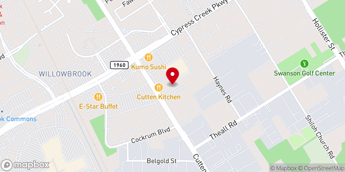 Map showing location of Church of Champions