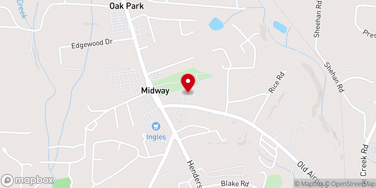 Map showing location of Calvary Episcopal Church