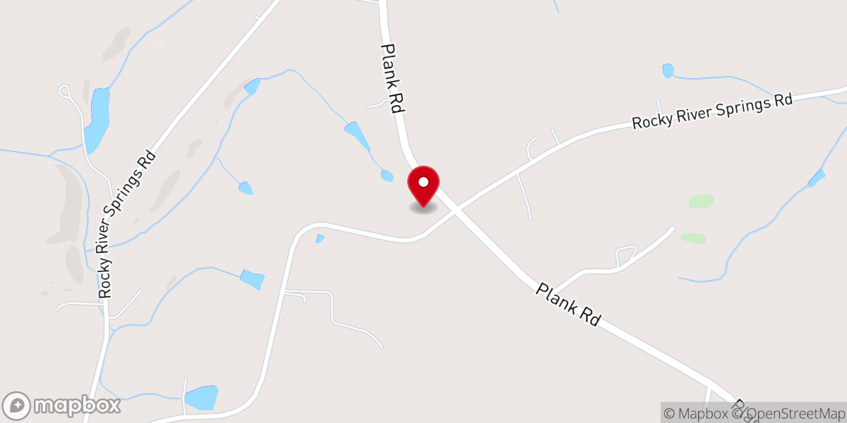 Map showing location of Aquadale Baptist Parsonage