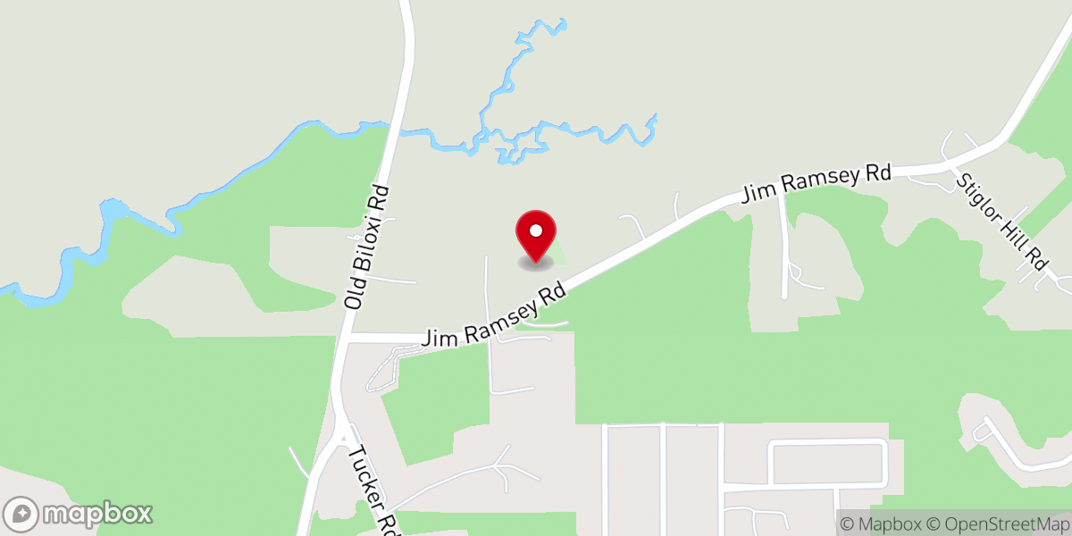 Map showing location of New Fayard Chapel