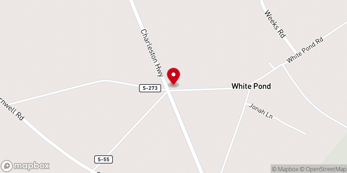 Map showing location of Joyful Cafe - Windsor, SC