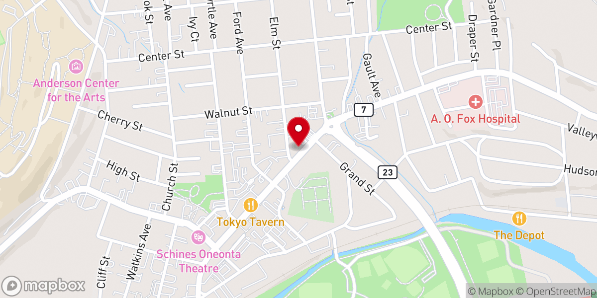 Map showing location of St James Church