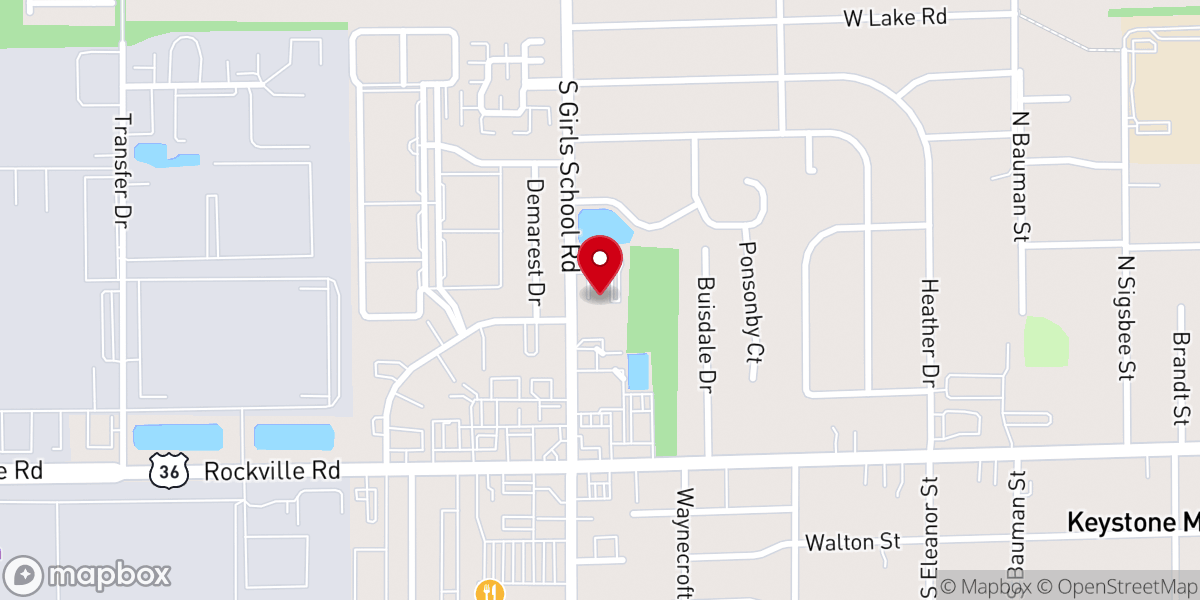 Map showing location of Chapelwood Baptist Church