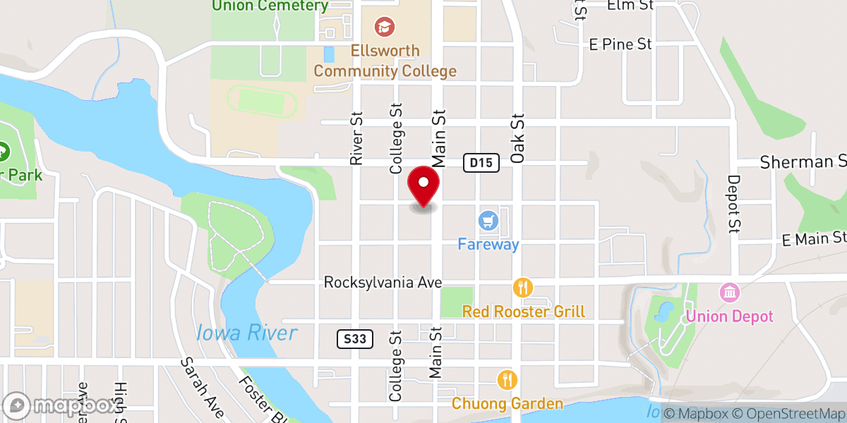 Map showing location of First United Methodist Church Community Meal Soup Kitchen & Food Pantry