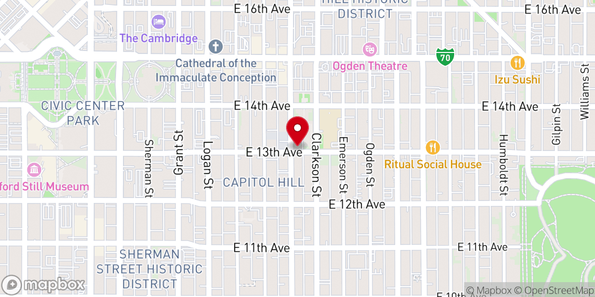Map showing location of Post Chapel Preservation Foundation