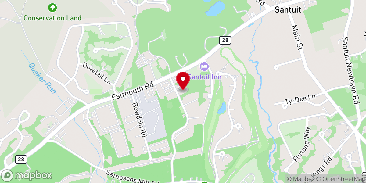 Map showing location of New Hope Full Gospel Baptist Ministries