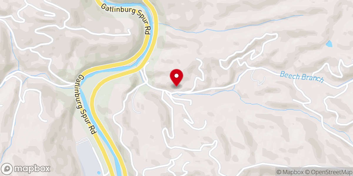 Map showing location of Banner Baptist Church