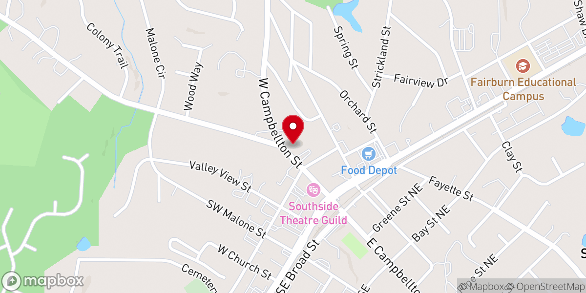 Map showing location of New Horizons In Faith Church International, Inc