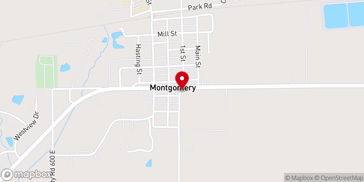 Map showing location of Antioch Christian Church