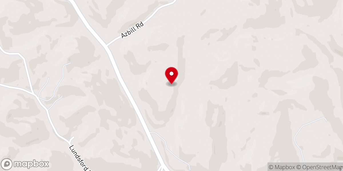 Map showing location of Clover Bottom Church