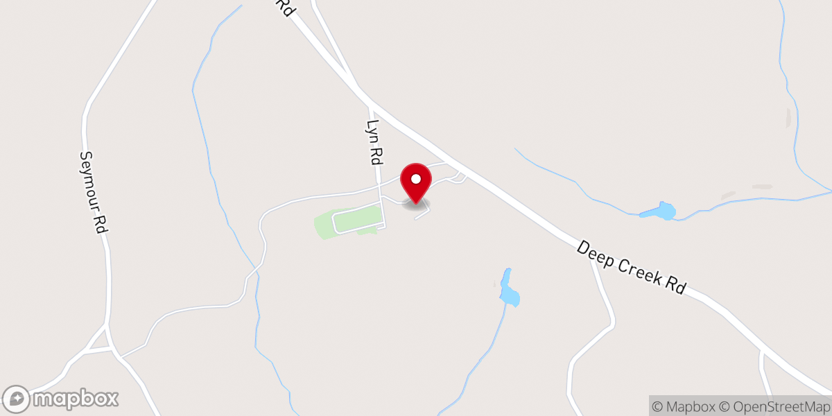 Map showing location of Rehoboth Baptist Church