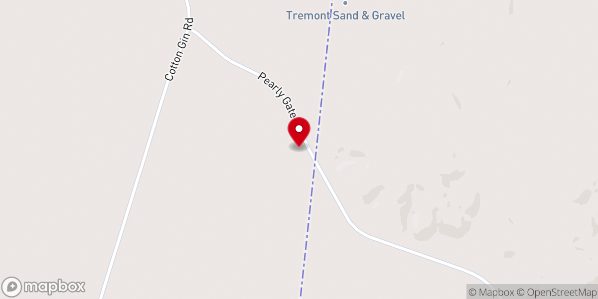 Map showing location of Pearly Gates Church