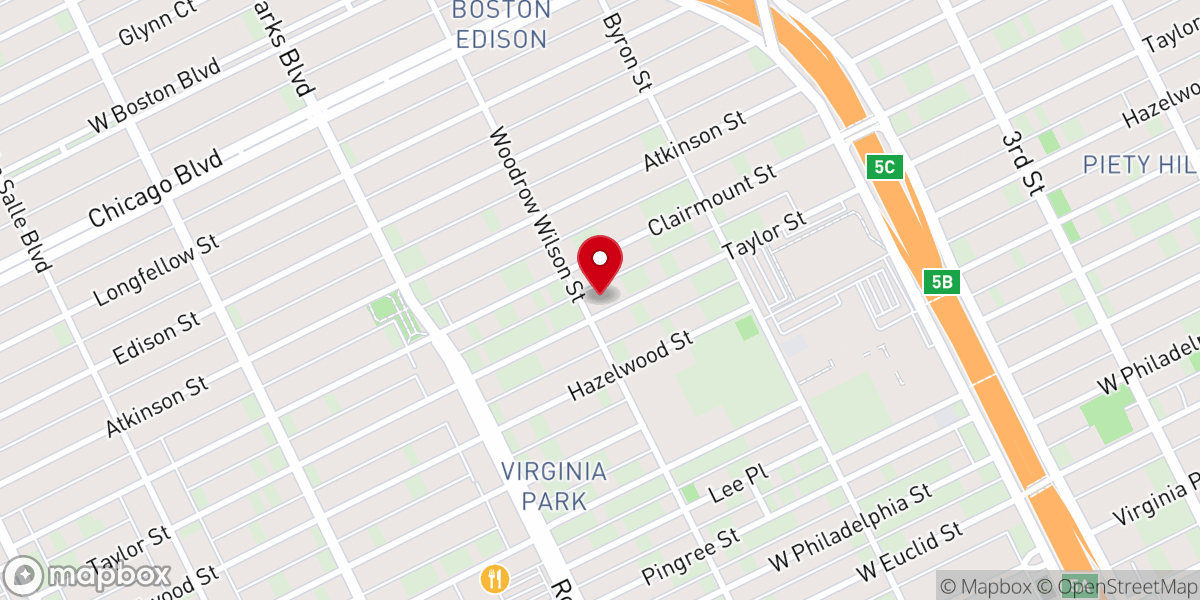Map showing location of Commission Ministry Center