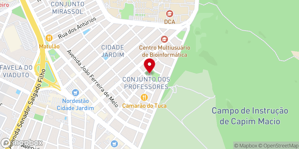 Map showing location of Igreja Católica - Capela de Santo Agostinho