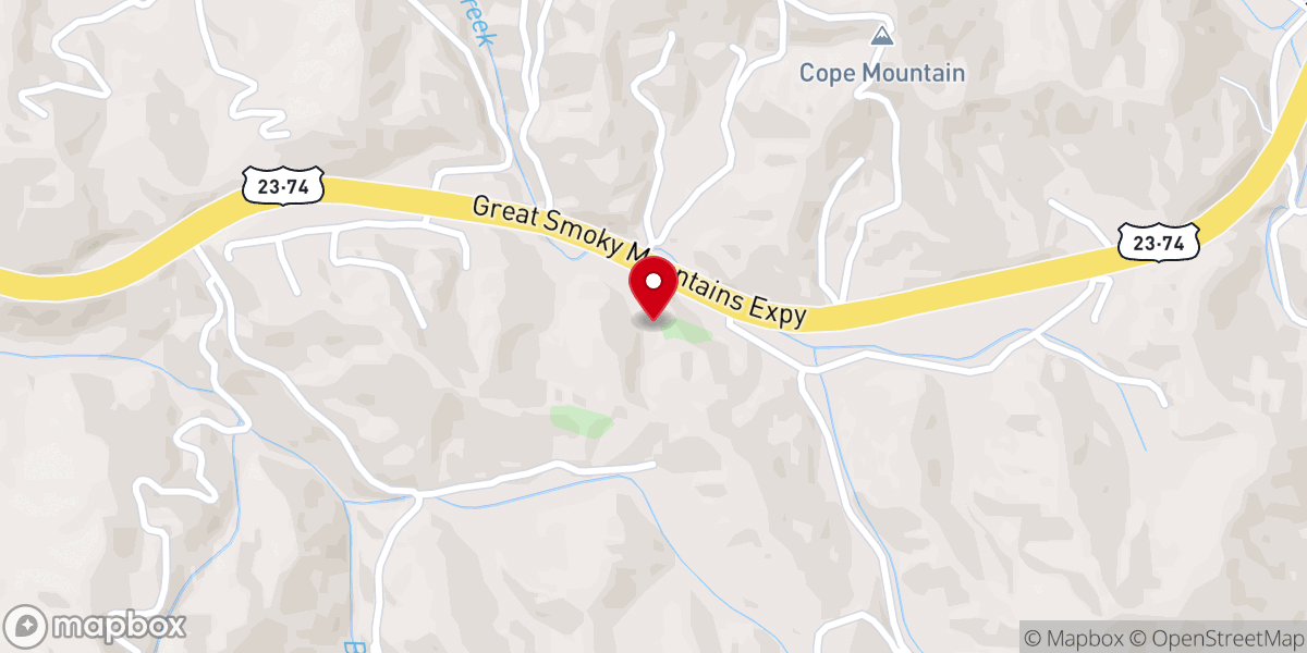 Map showing location of Ochre Hill Baptist Church