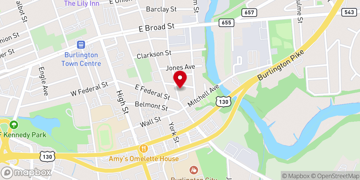 Map showing location of St Mary's St United Methodist