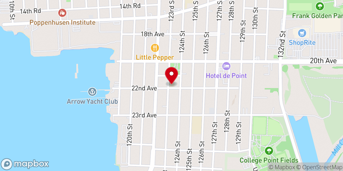 Map showing location of St John's Lutheran School