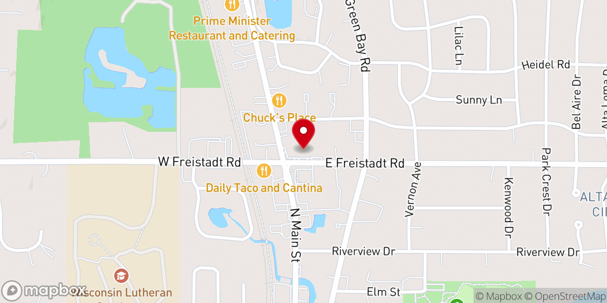 Map showing location of Restoration Church