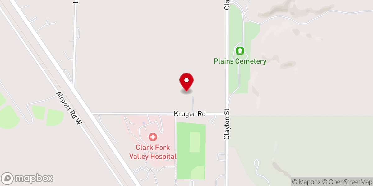 Map showing location of Cornerstone Christian Church