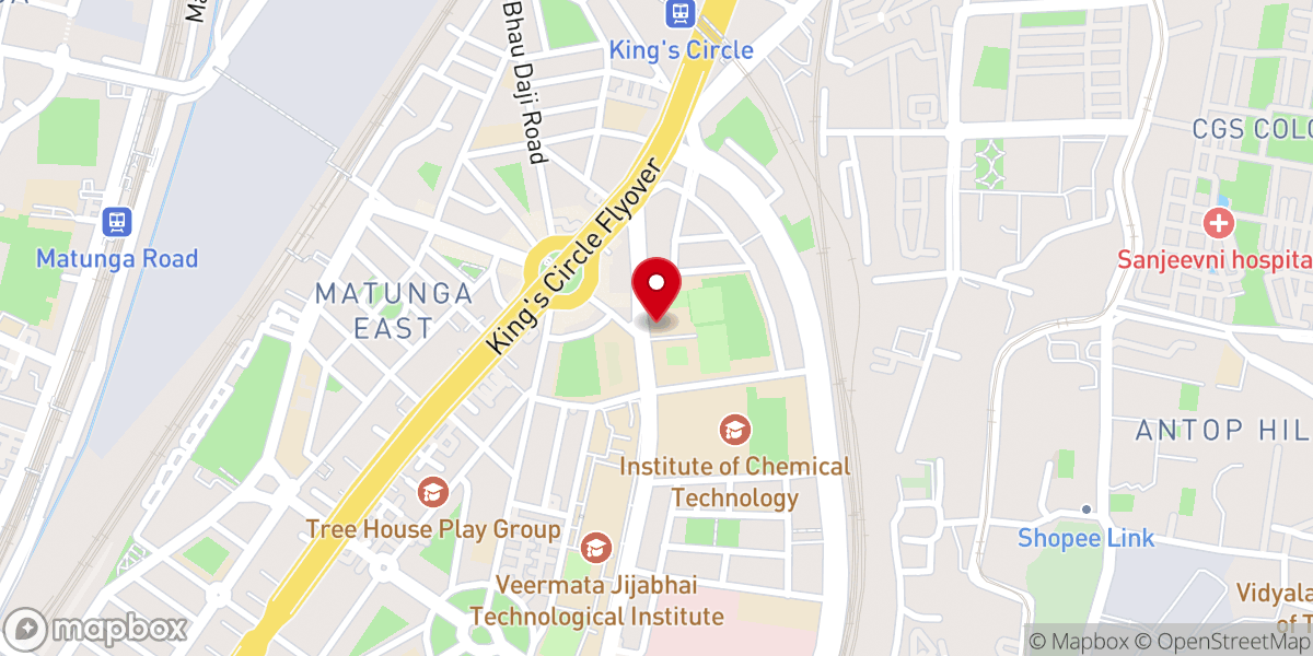 Map showing location of Shrine of Don Bosco's Madonna