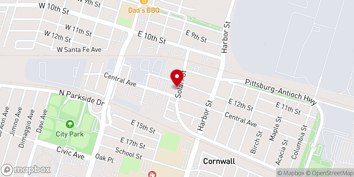 Map showing location of Christian Renewal Ministries