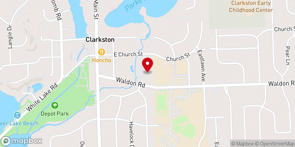 Map showing location of (6600 Waldon rd, Clarkston