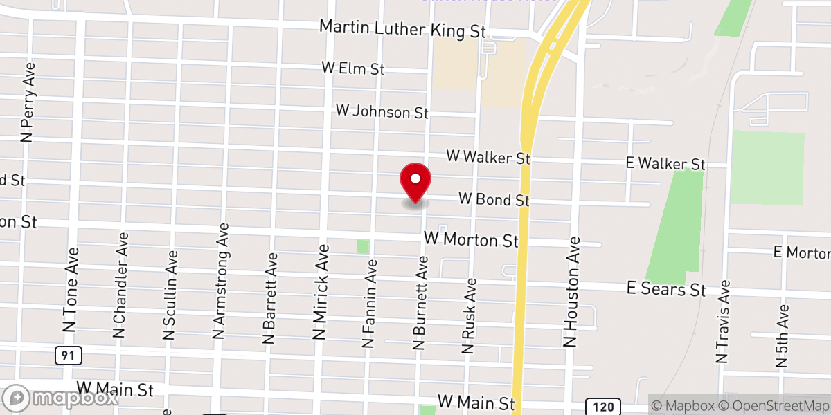 Map showing location of Red River Unitarian Universalist Church