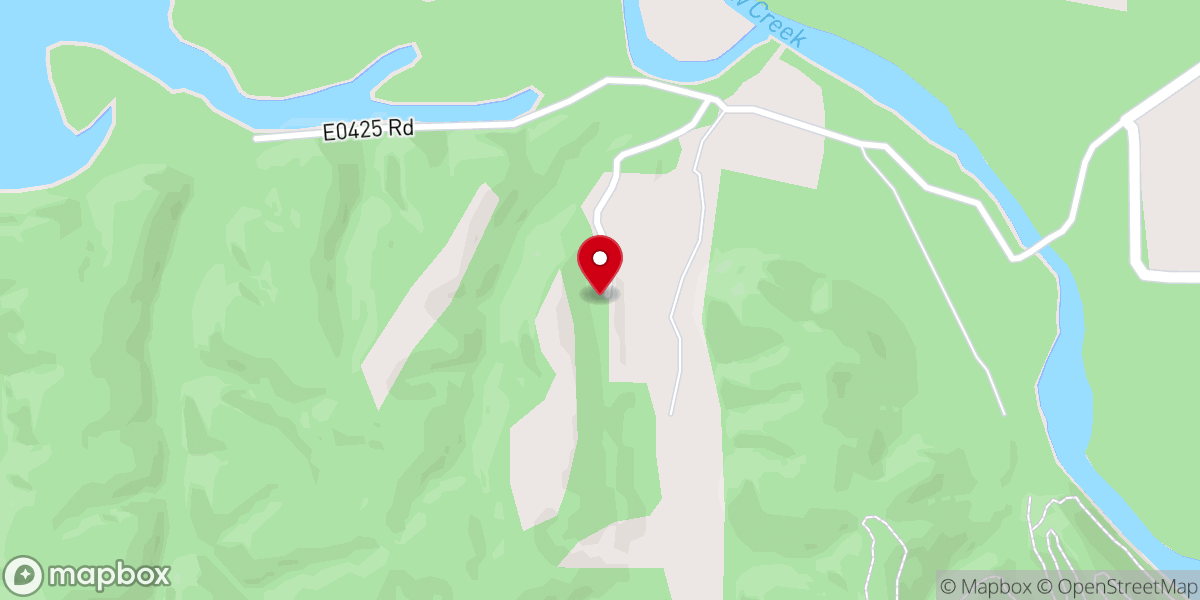 Map showing location of Spring Valley Ranch