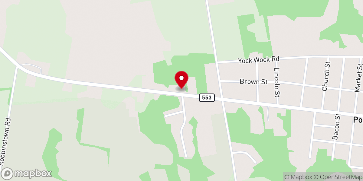 Map showing location of St Anthony Roman Catholic Church