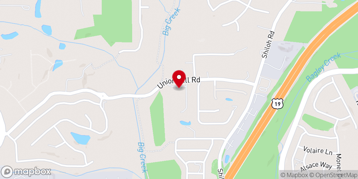 Map showing location of Purpose Church Inc