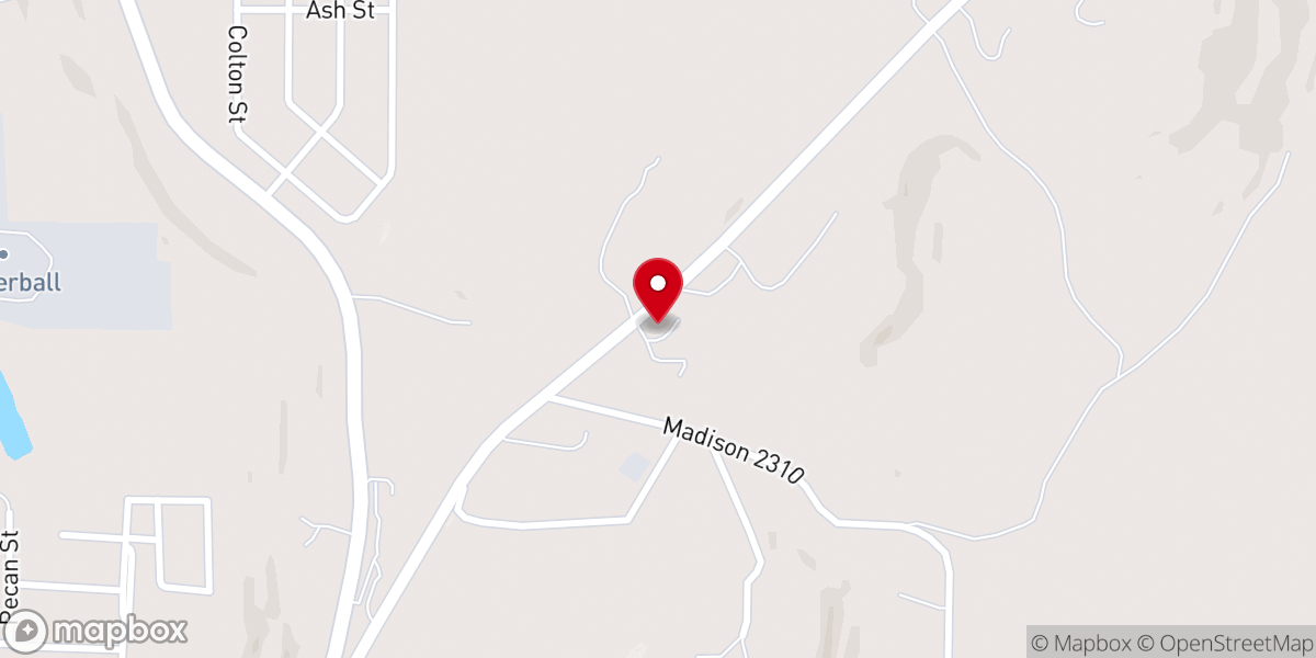 Map showing location of Crossroads Apostolic Church