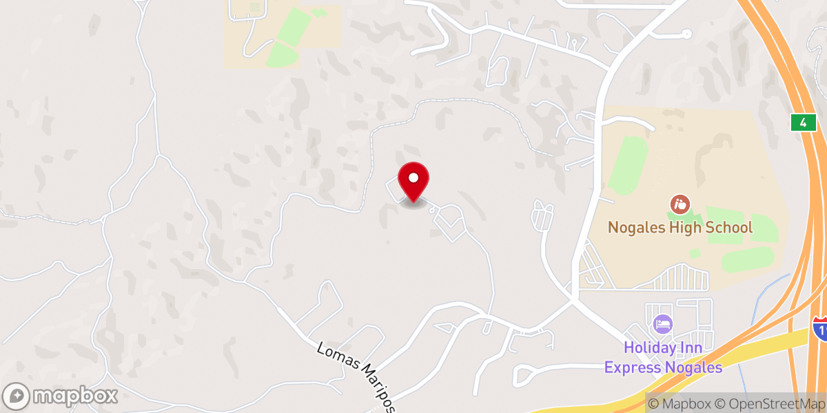 Map showing location of San Felipe De Jesus Church