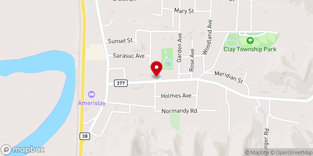 Map showing location of Rosemount Community Church