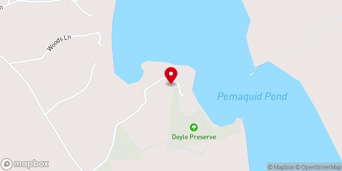 Map showing location of Cottage in the Woods