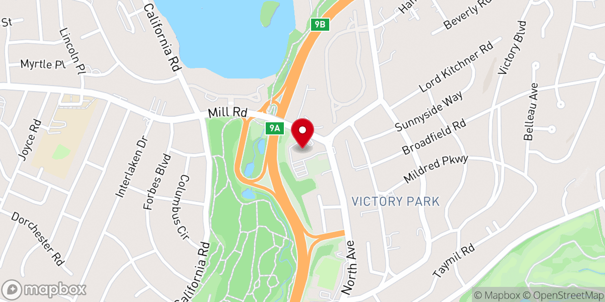 Map showing location of Holy Trinity Greek Orthodox Church