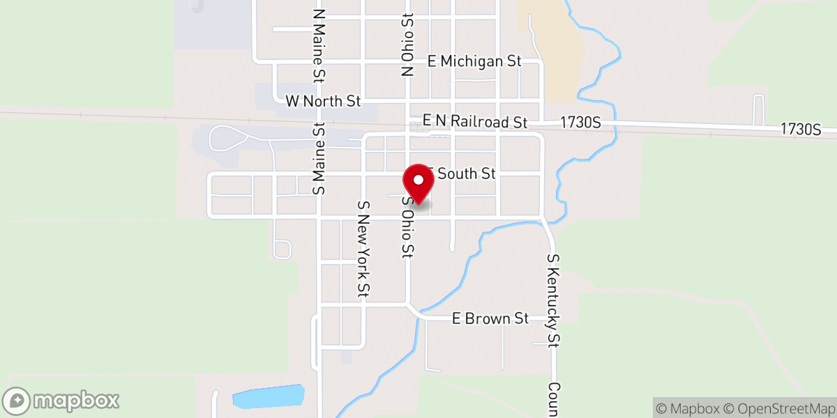Map showing location of Remington United Methodist Church