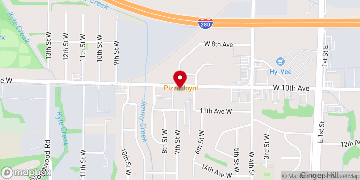 Map showing location of Faith Fellowship Baptist Church