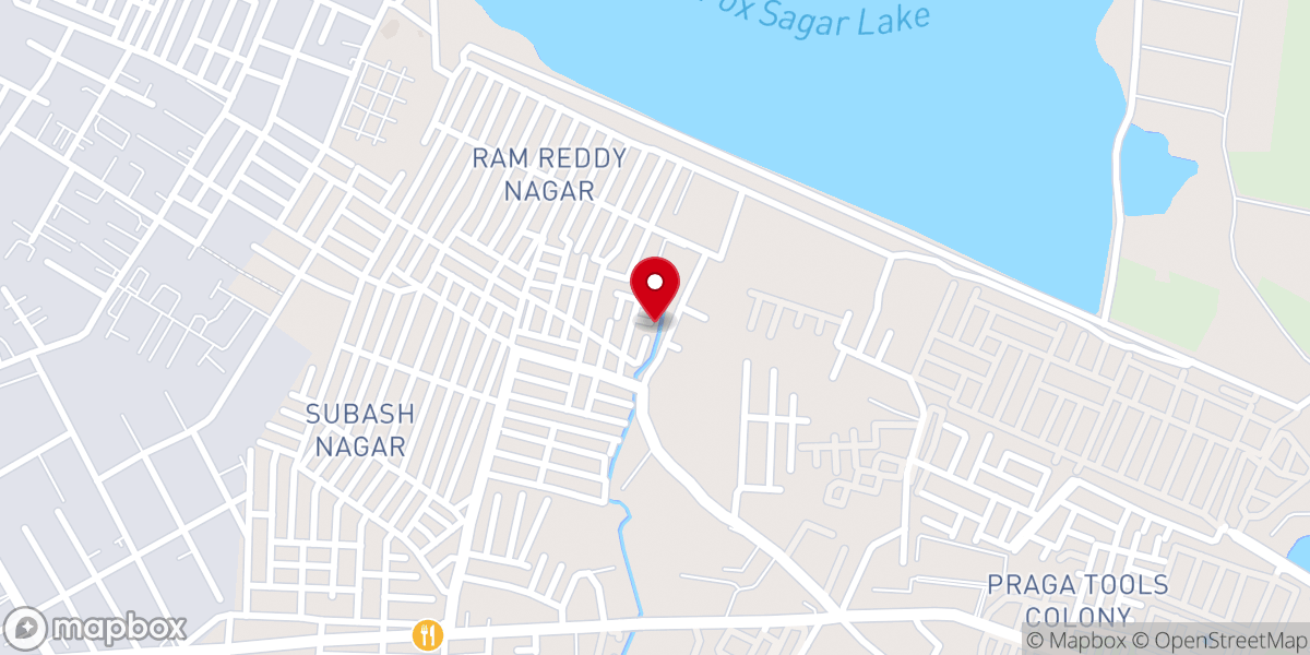 Map showing location of HFHC CHURCH