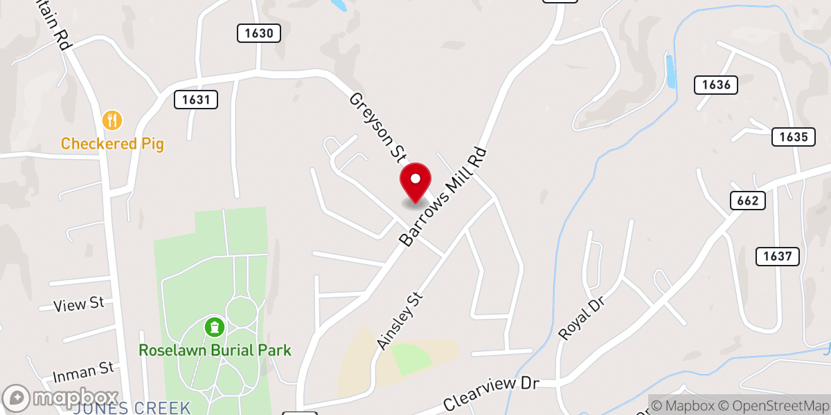 Map showing location of Clearview Wesleyan Church