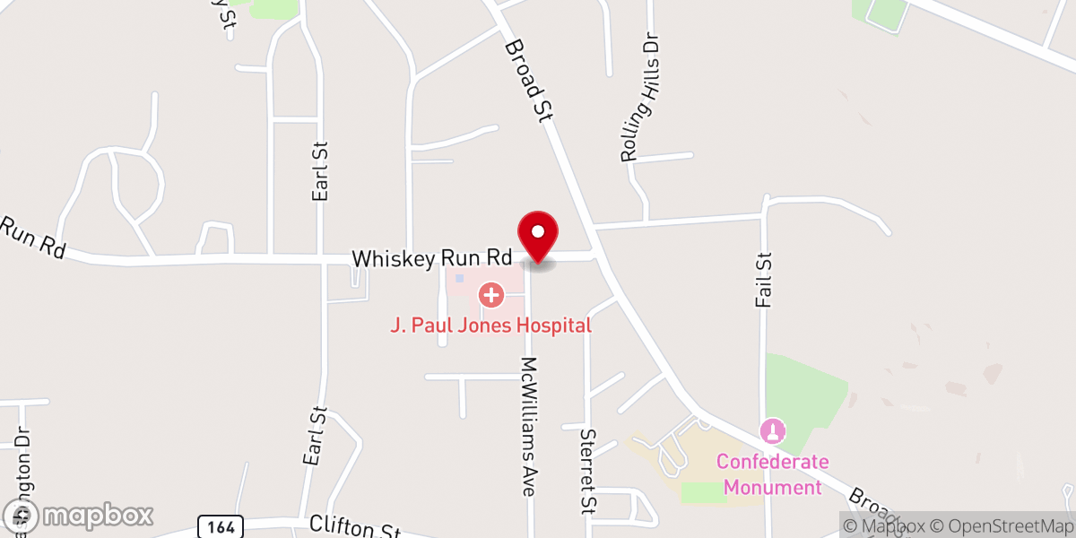 Map showing location of West Gate Church of Christ