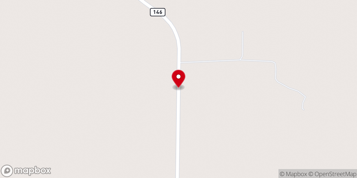 Map showing location of First St Mark Baptist Church