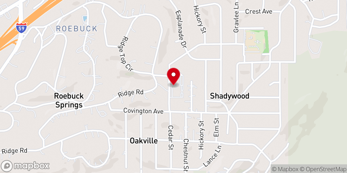 Map showing location of Al Rosenblum Christian Ministries