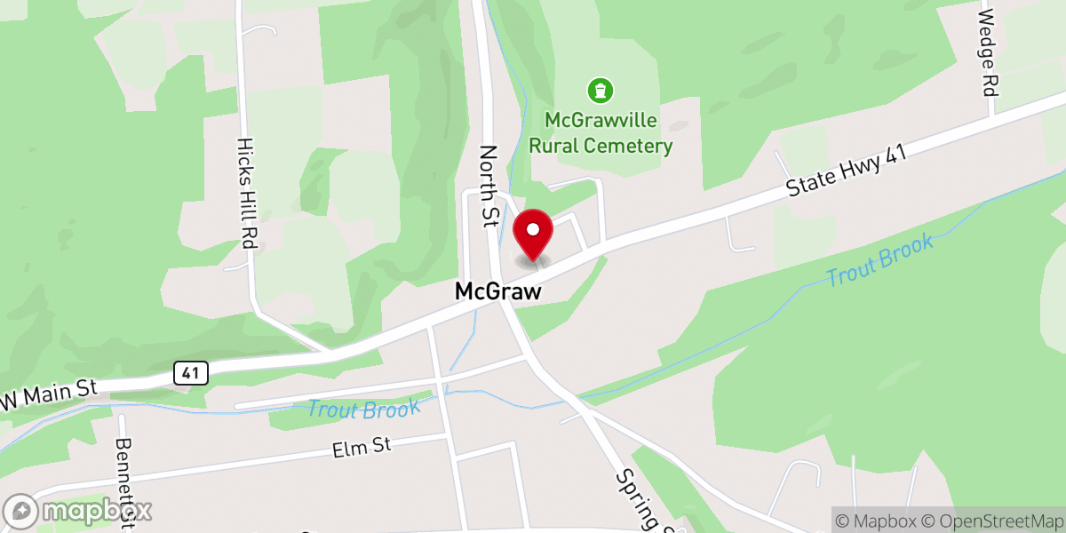 Map showing location of Mosher J Alvin