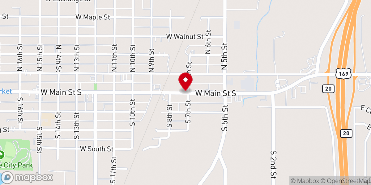 Map showing location of Reach Clothing