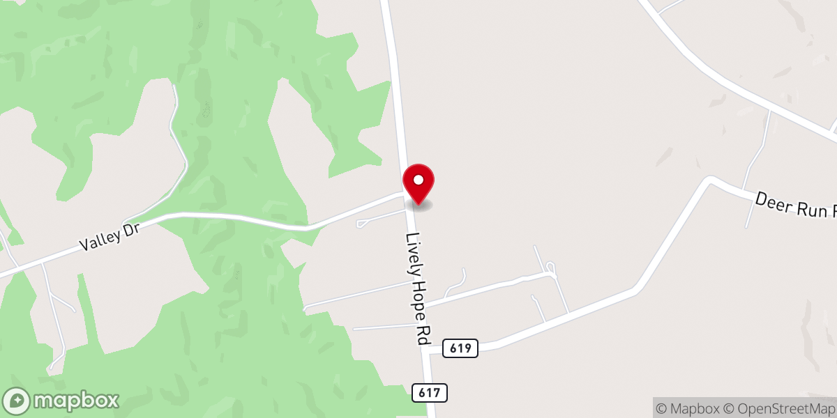 Map showing location of Saint Paul Holliness Church